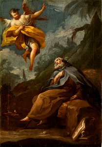 Éxtasis de San Antonio Abad por Francisco Goya (Museo de Zaragoza, after restauration)
