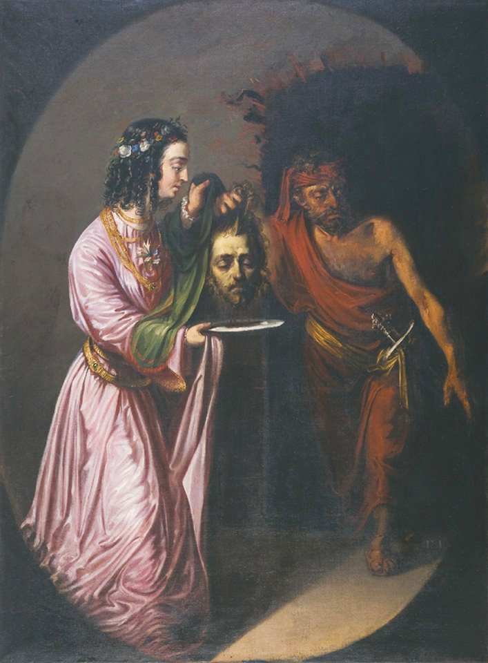 Đura Jakšić - Usekovanje glave Svetog Jovana Krstitelja, 1855, privatno vlasništvo