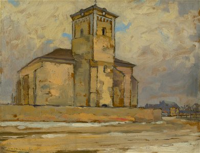 Ľudovít Čordák - Kostol v Moldave - O 606 - East Slovak Gallery
