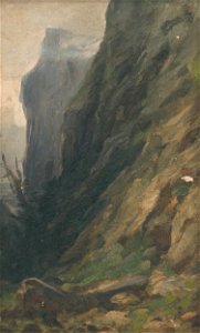 Ľudovít Čordák - Záber zo Zádielskej doliny - O 148 - East Slovak Gallery