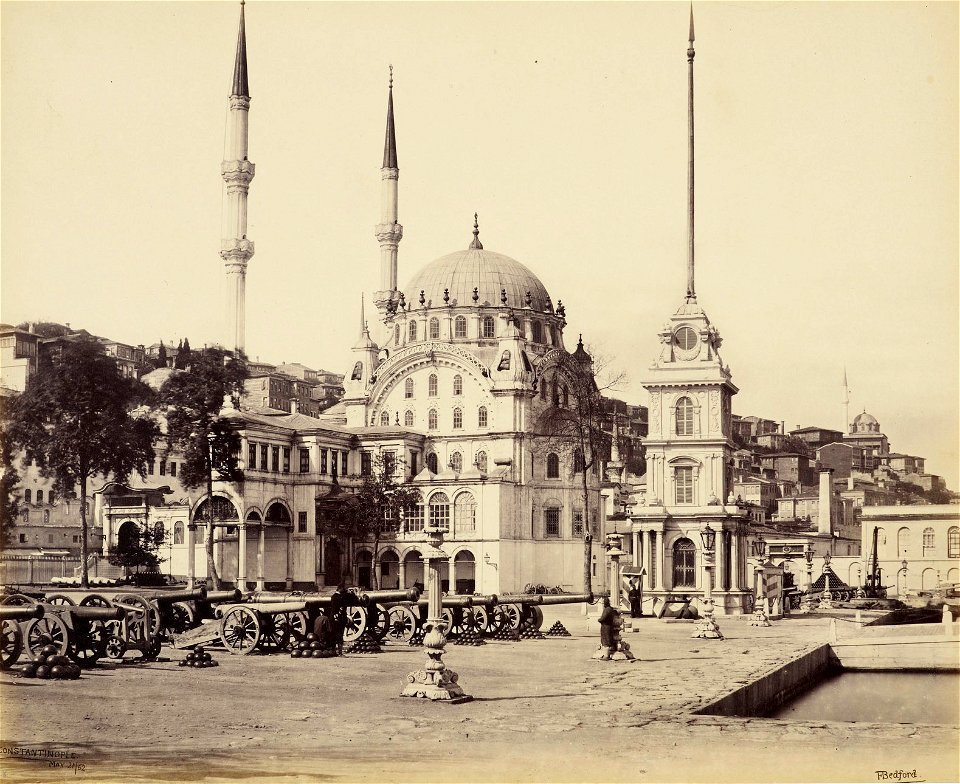 İstanbul, Nusretiye Camii, Tophane (Nusretiye) Saat Kulesi 21 May 1862