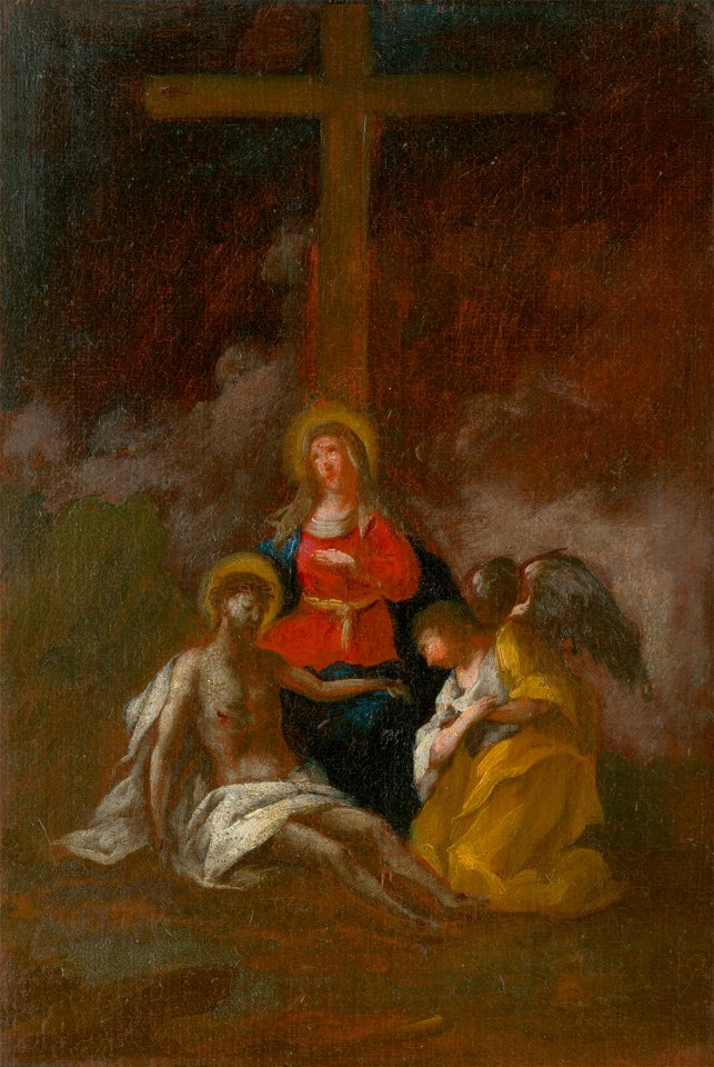 Štefan Schaller - Ježiša skladajú z kríža. Štúdia ku Krížovej ceste XIII. - O 4128 - Slovak National Gallery