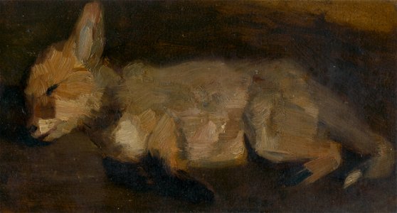 Ľudovít Pitthordt - Dead Fox - O 600 - Slovak National Gallery