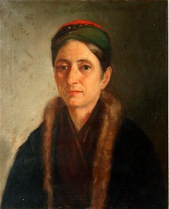Đura Jakšić - Portret žene, oko 1871, Narodni muzej Crne Gore, Cetinje