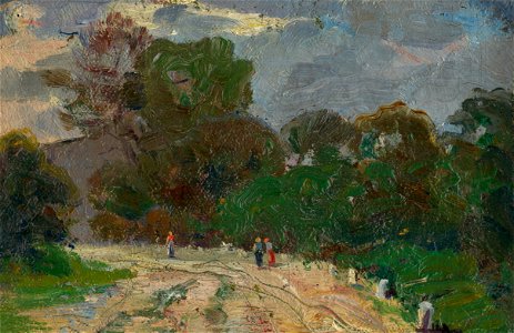 Ľudovít Pitthordt - Forest Road - O 3233 - Slovak National Gallery