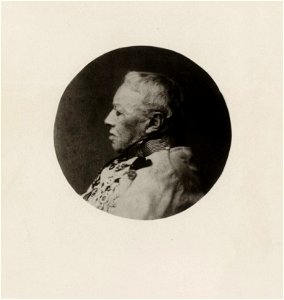Österreichischer Photograph um 1855 - Der österreichische Feldmarschall Joseph Wenzel Graf von Radetzky (1766-1858), Wien (Zeno Fotografie)