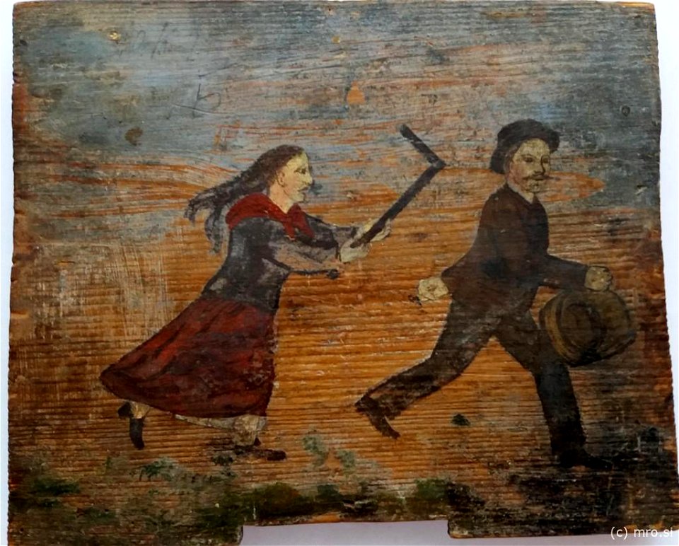 Žena napodi moža po vodo (panjska končnica)