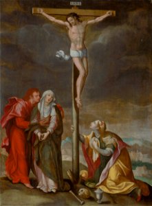 Český maliar zo začiatku 17. storočia - rudolfínsky maliar - Crucifixion - O 1810 - Slovak National Gallery