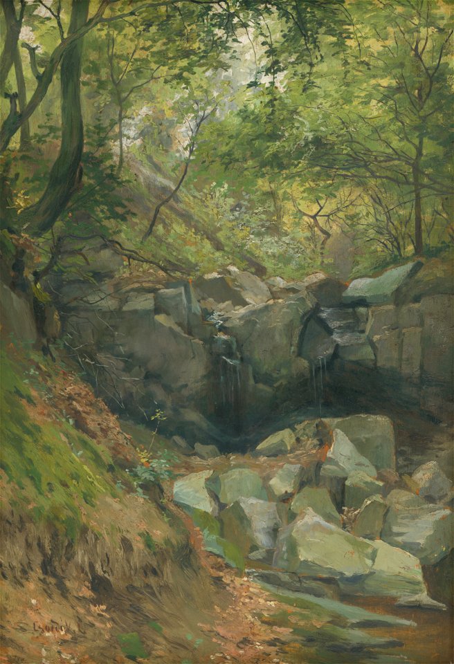 Ľudovít Čordák - Lesný potok - O 60 - East Slovak Gallery