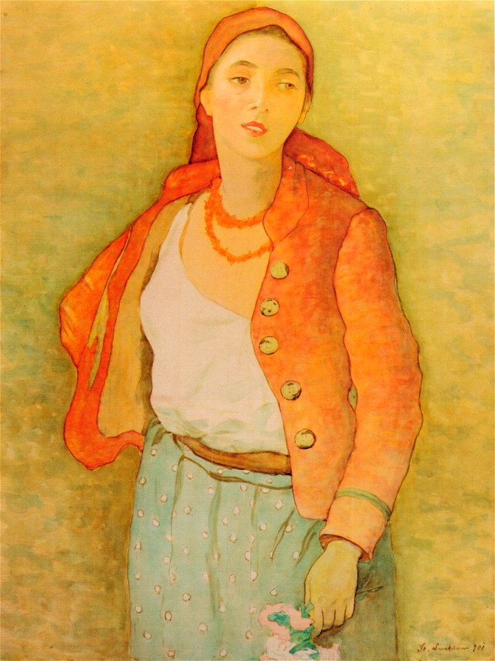 Ștefan Luchian - Safta Florăreasa, 1901