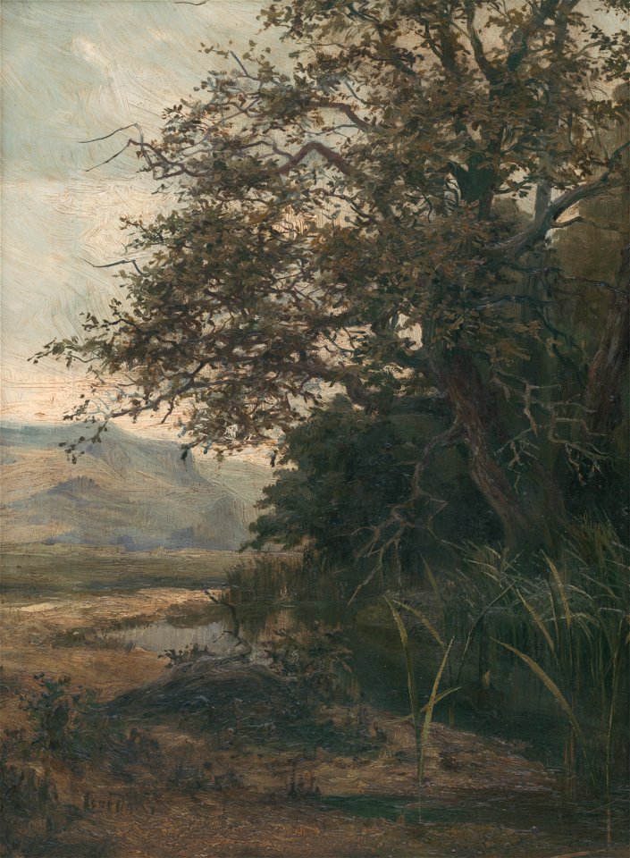 Ľudovít Čordák - Pri potoku - O 50 - East Slovak Gallery
