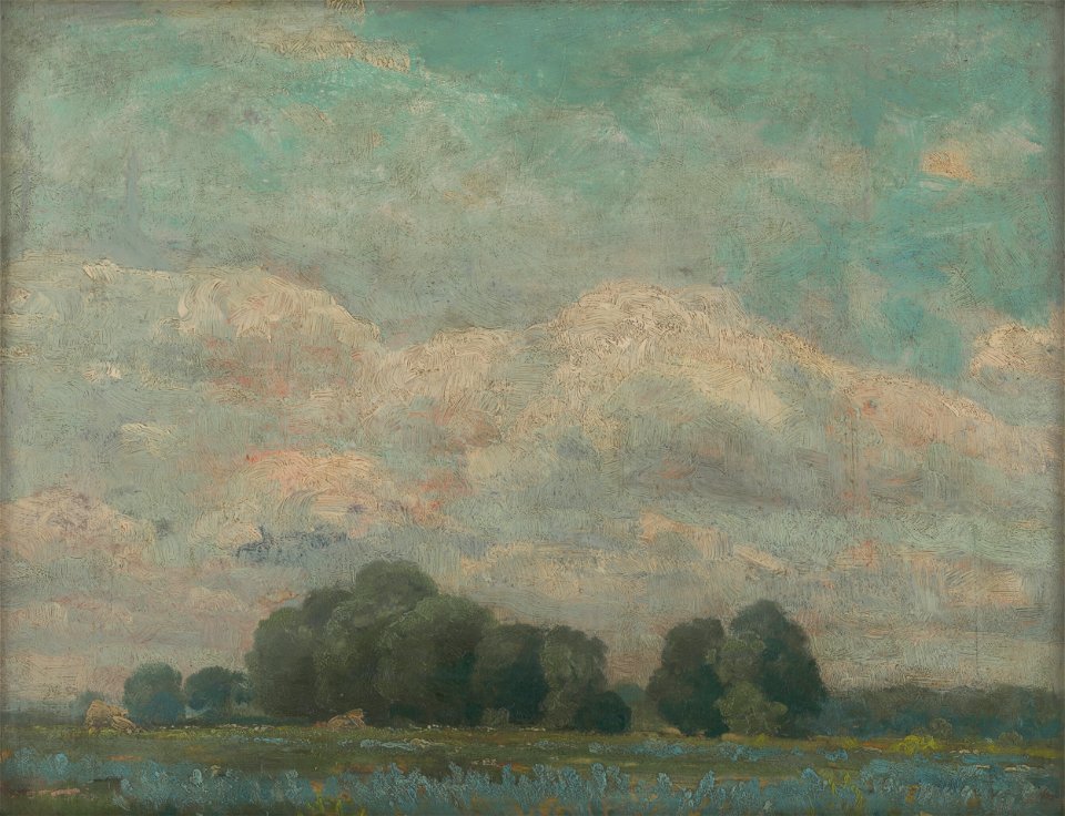 Ľudovít Čordák - Lúka s košatými stromami - O 49 - East Slovak Gallery