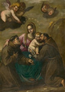 Španielsky maliar z 2. polovice 17. storočia - Immaculata with Saints - O 5518 - Slovak National Gallery