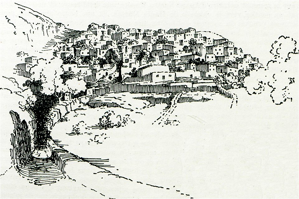Άποψη του Απειράνθου στη Νάξο - Perilla Francesco - 1935