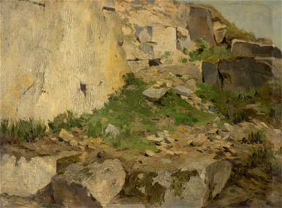 Ľudovít Čordák - Study of Rocks - O 655 - Slovak National Gallery