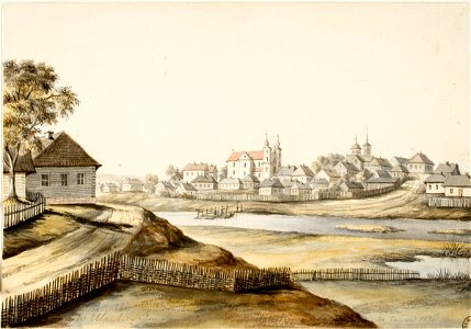 Čašniki, Uła. Чашнікі, Ула (N. Orda, 20.06.1876). Free illustration for personal and commercial use.