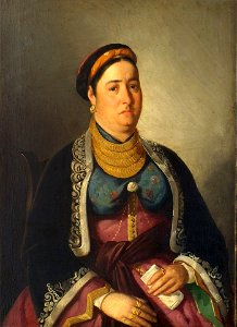 Đura Jakšić - Supruga Tase Živkovića, 1860, Narodni muzej