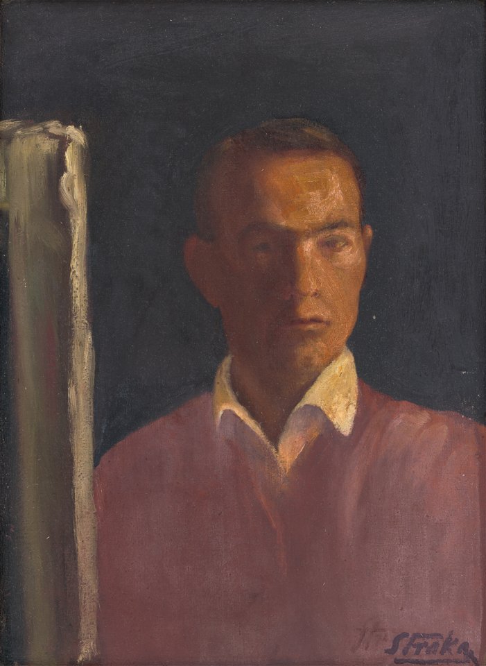 Štefan Straka - Self-Portrait - O 3127 - Slovak National Gallery