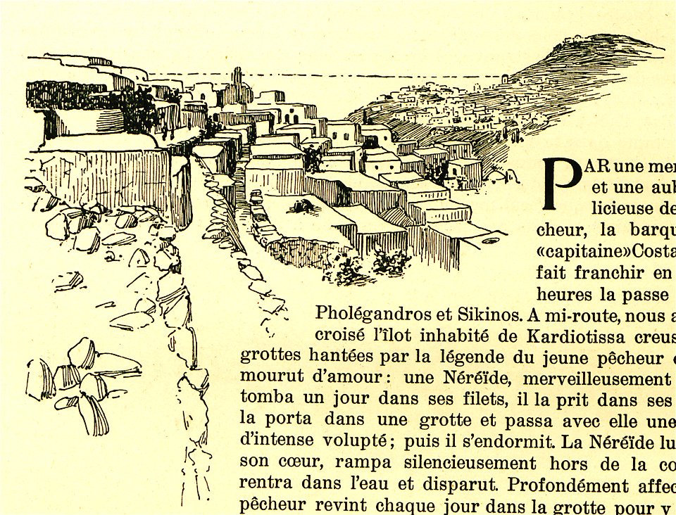 Άποψη του Χωριού στη Σίκινο - Perilla Francesco - 1935