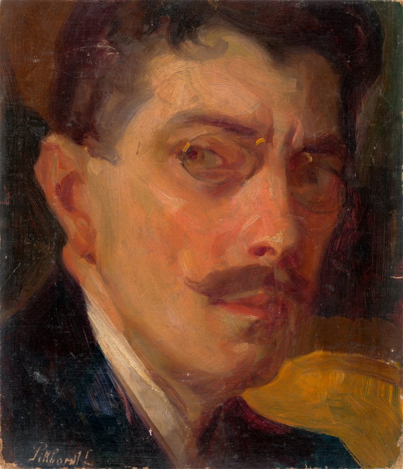 Ľudovít Pitthordt - Study for a Self-Portrait - O 1007 - Slovak National Gallery