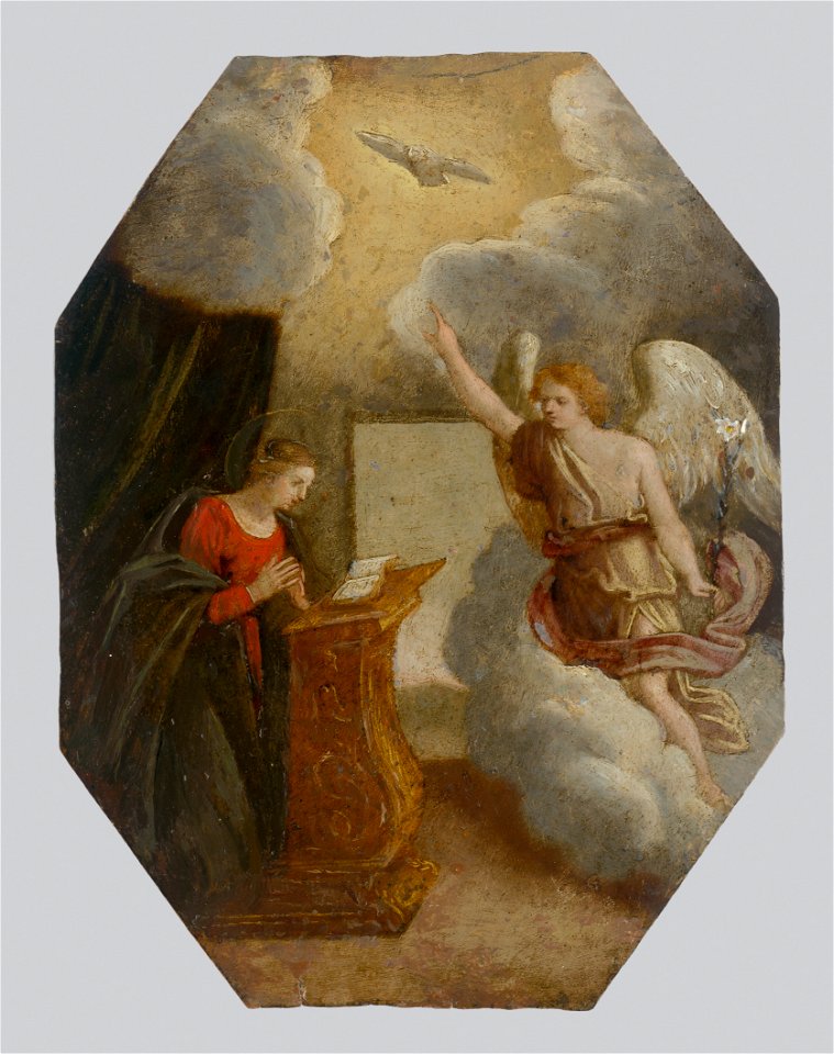 Španielsky maliar zo 17. storočia - Annunciation to the Blessed Virgin Mary - O 6378 - Slovak National Gallery