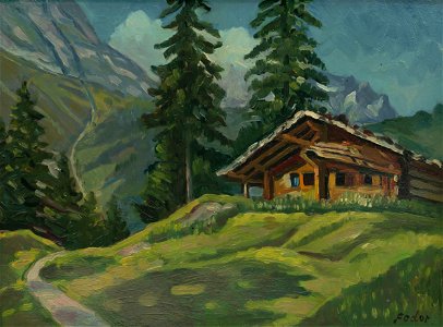 Štefan Fodor - Tatranská krajina - M 370 - Gallery of Spiš Artists