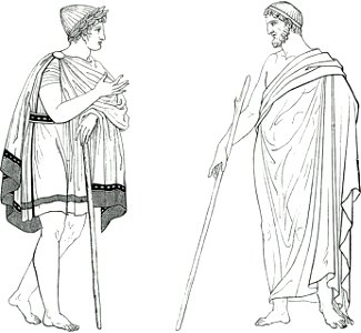 Αθηναίοι την ώρα που συνομιλούν - Falke Jacob Von - 1887