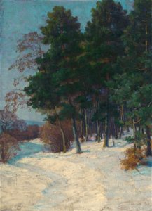 Ľudovít Čordák - Les v zime - O 6 - East Slovak Gallery