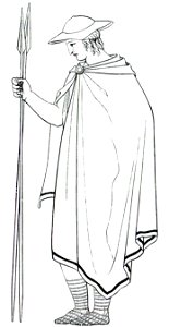 Έφηβος με χλαμύδα και πέτασο (καπέλο) - Falke Jacob Von - 1887