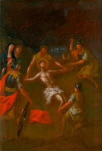 Štefan Schaller - Ježiša pribíjajú na kríž. Štúdia ku Krížovej ceste XI. - O 4126 - Slovak National Gallery