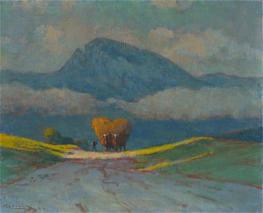 Ľudovít Čordák - Zvážanie sena - O 7098 - Slovak National Gallery