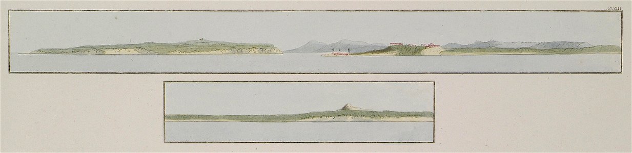 Εικ 1 The southern point of the Dardanelles Fig 2 Hill near Seddülbahir The author identifies this hill with the Tom - Gell William Sir - 1804