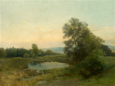 Ľudovít Čordák - Krajina s močiarom - O 1091 - East Slovak Gallery
