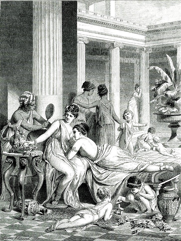 Το περίστυλο ελληνικού γυναικωνίτη - Falke Jacob Von - 1887