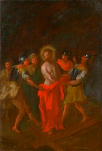 Štefan Schaller - Ježišovi zvliekajú šaty. Štúdia ku Kríž.ceste X. - O 4125 - Slovak National Gallery
