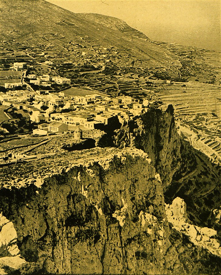 Πανοραμική άποψη του Κάστρου της Σικίνου - Perilla Francesco - 1935
