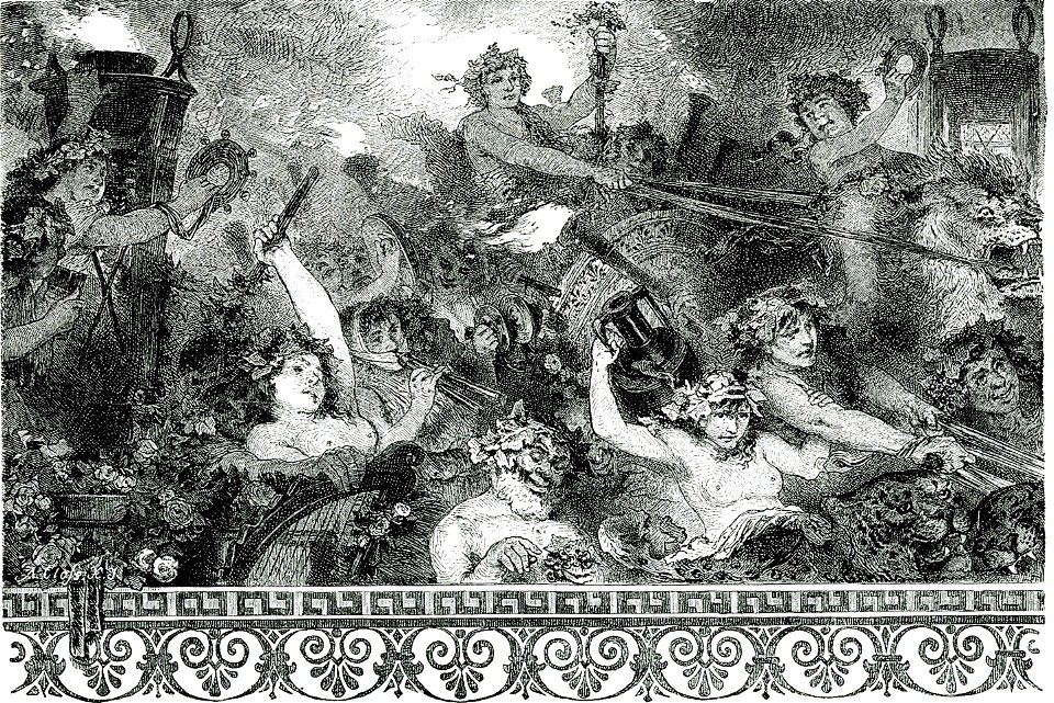 Βακχική πομπή του Μ Αλεξάνδρου - Falke Jacob Von - 1887