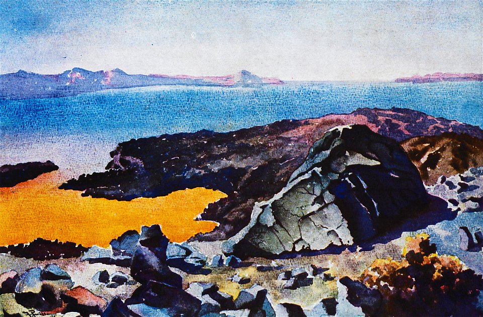 Τοπίο στη Νέα Καμένη, Σαντορίνη - Perilla Francesco - 1935