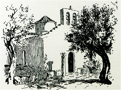 Η εκκλησία της Παναγιάς (ή Ξυλοπαναγιά) στον ομώνυμο οικισμό στη Σ - Perilla Francesco - 1935