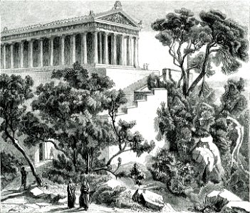 Το ιερό του Ποσειδώνα στην Καλαυρία (Πόρος) - Falke Jacob Von - 1887