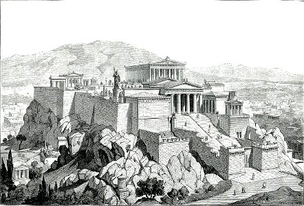 Η Ακρόπολη της Αθήνας, όπως ήταν στην αρχαιότητα - Falke Jacob Von - 1887