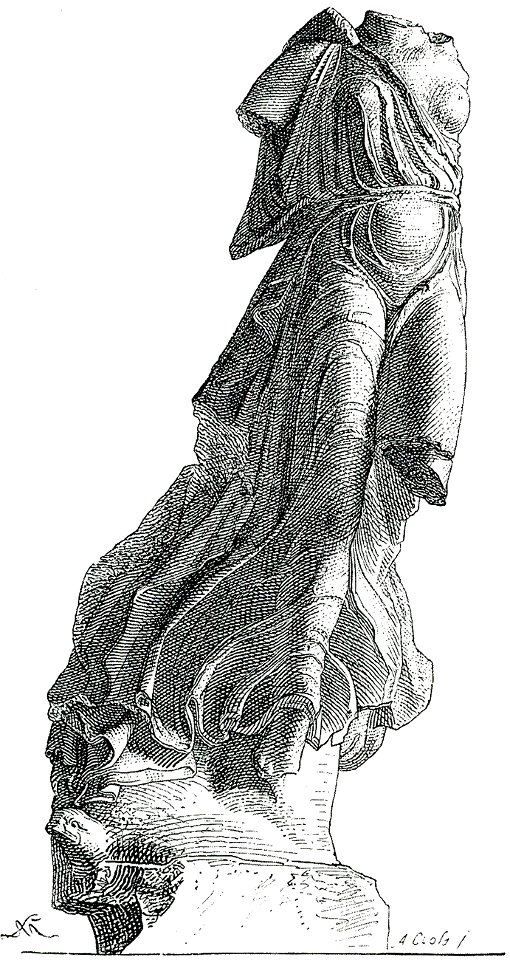 Νίκη, άγαλμα του Παιώνιου Στην Ολυμπία - Falke Jacob Von - 1887