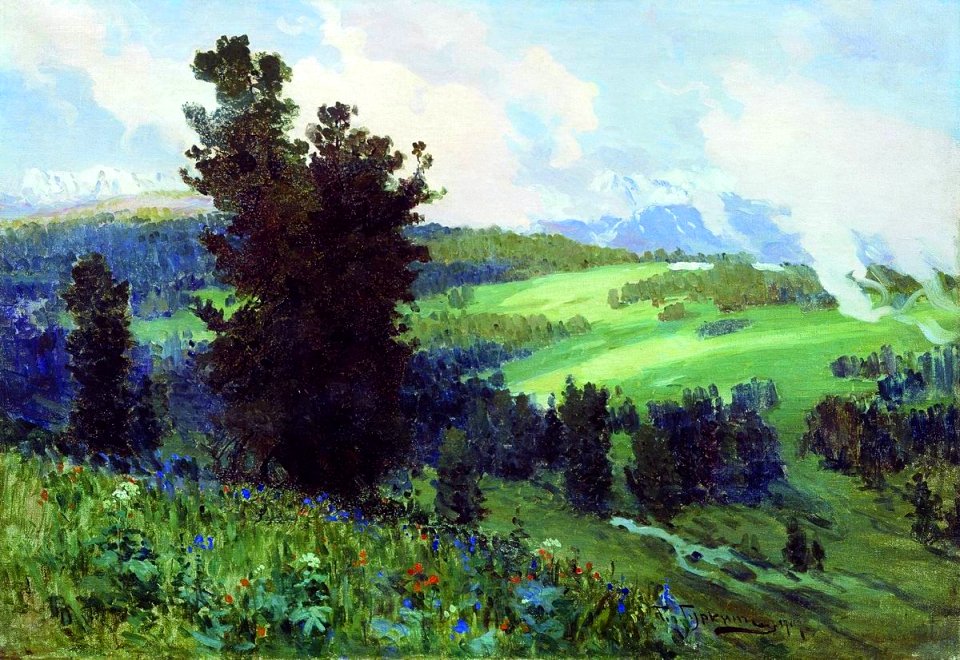 Алтай. Горная долина (1909)