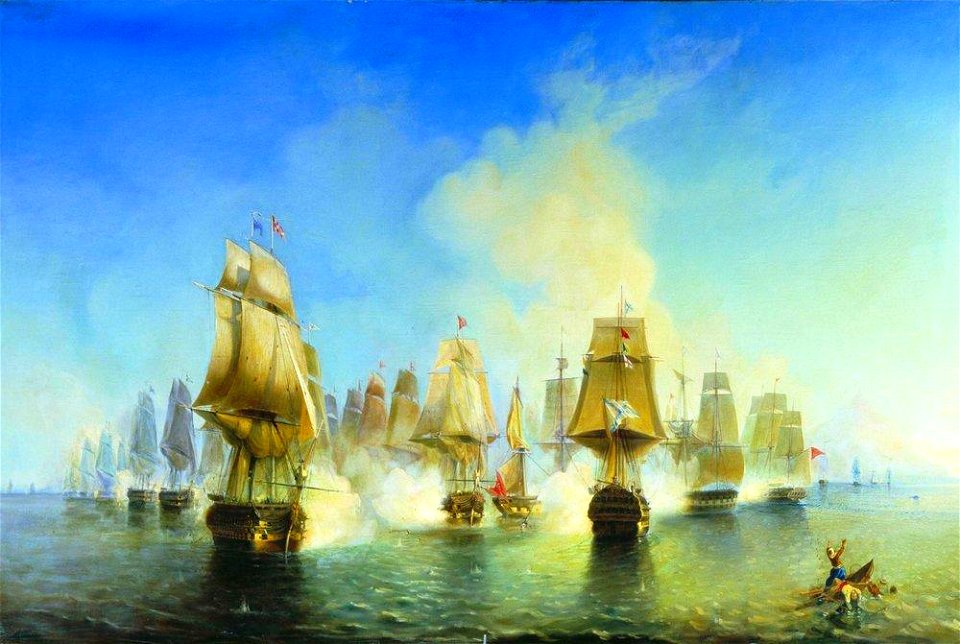 Афонское сражение 19 июня 1807 года. 1853