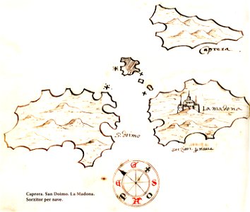 Χάρτης των νησιών Τρέμιτι - Antonio Millo - 1582-1591