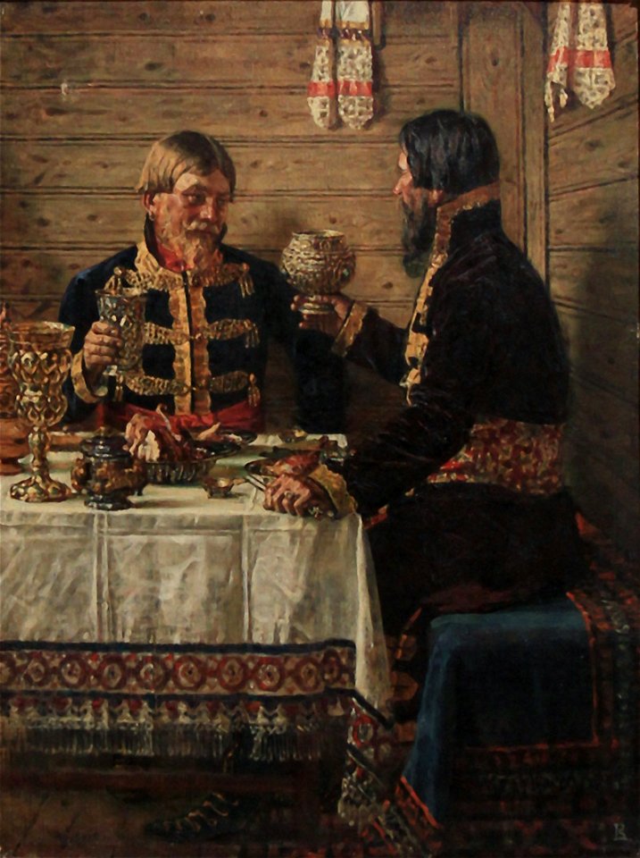 В. Верещагин. Кумовья