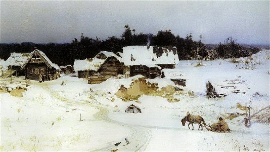 В. Д. Поленов. Зима. Имоченцы. 1880