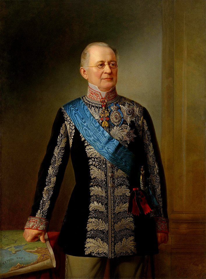 Ботман - Портрет князя Александра Михайловича Горчакова (1874)