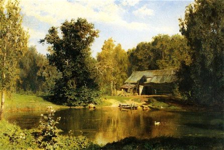 В. Д. Поленов. Пруд в Абрамцеве. 1883