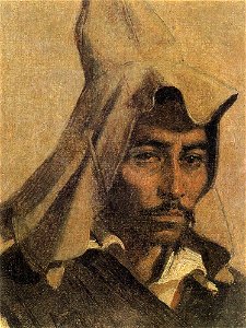 Верещагин Василий Васильевич (1842-1904) Казах в национальном головном уборе. 1867-1868
